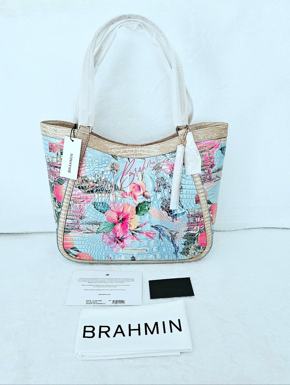 NWT Brahmin MULTI BANNER Aliza